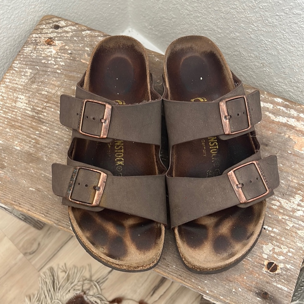 Birkenstock Arizona brown leather size 39 narrow